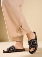 Sandalia Diseño de Mostacillas Mujer