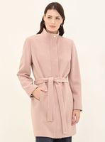 Chaqueta Muflón con Cuello Alto con Lazo