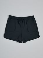 Short Tela Suave Ajustable con Bolsillos