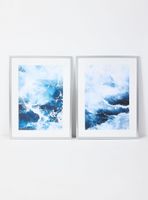 Set de 2 Cuadros Mar Aqua