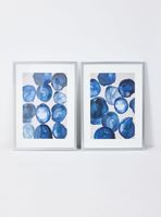 Set de 2  Cuadros Círculos Aqua