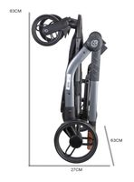 Coche Cuna Travel System Bebé Taurus con Base Beige