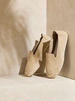 Alpargata Plataforma Cuero Mujer