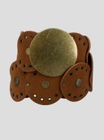 Cinturón Boho Círculos Cuero Sintético