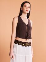 Cinturón Boho Corazones Cuero Sintético