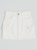 Falda Denim Cargo