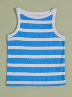 Polera Rib Estampada Rayas Niñas