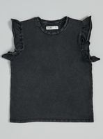 Polera Colores Lisos con Vuelos