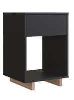 Velador 1 Cajón Moveli Negro