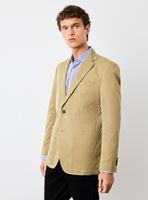 Vestón Recto Slim Fantasía Gabardina