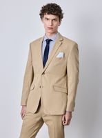 Traje Recto Slim Fit con Lino