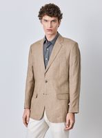 Vestón Recto Regular Fit Confeccionado en Lino