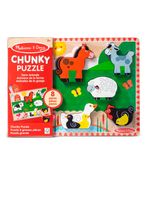 Puzzle Encaje de Madera 3D Granja