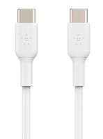 Cable x2 USB-C a USB-C 1m PVC Blanco