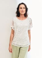 Polera Diseño con Transparencia y Top Interior