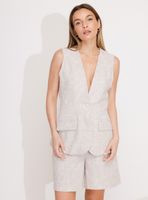 Blazer Vest Full Bordado