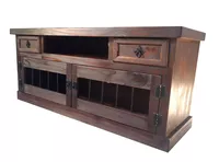 Rack TV 55"" Bajo Rústico