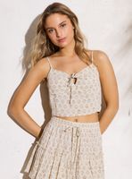 Blusa Estampado de Tirantes Finos