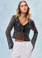 Polera Tejida con Lentejuelas