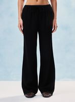 Pantalón Fluido Look Lino