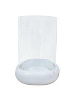 Candelabro Vidrio y Mármol