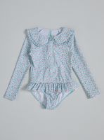 Traje de Baño con Cuello Bobo y Cierre