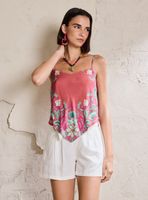 Polera Estampado Estilo Pañuelo