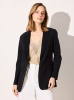 Blazer con Solapa de Cristales
