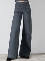 Jeans Pants Tachas Bolsillos