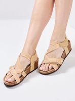 Sandalia Cuña Corcho Mujer