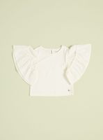 Polera Manga Tela Broderie