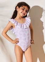 Traje de Baño Enterito con Doble Vuelos