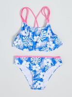 Bikini Vuelos Frontales con Tiritas en Contraste