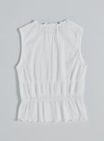 Polera Estilo Nido Panal Acinturada