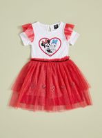 Vestido Minnie con Tul y Lentejuelas