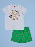 Pijama Estampado Navidad Mickey y Minnie