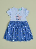 Vestido de Tul con Estampado Lunares Stitch & Ángel