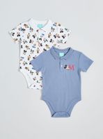 Body Bipack con Cuello Camisero Personajes Mickey Mouse