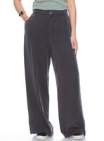 Pantalón Wide Leg Lyocell Tiro Alto Pretina Elasticada
