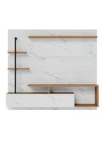 Centro de Entretenimiento Maragogi 58"" Calacata Branco Neve