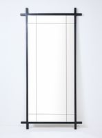 Espejo Cruceta 180x90 cm Negro