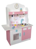 Centro de Juegos Cocina de Madera Blanca con Accesorio