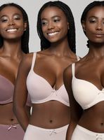 Pack 3 Sostén Copa C Algodón 767