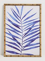 Set de 2 Cuadros Palm Azul 1