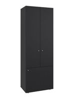 Clóset 3 Puertas 170x60x40.2 cm Wengue