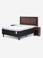 Cama Europea Style 6 2 Plazas + Set Rachel