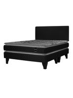 Cama Europea King Terapeutic + Respaldo Negro