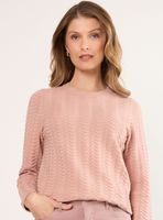 Sweater Tejido Cerrado Diseño Ondas 181