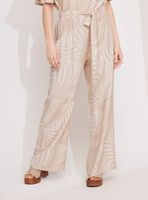 Pantalón Full Estampado con Cintura Elasticada