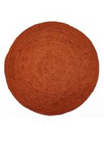Alfombra Jute Redonnda Maui 150x150 cm Naranjo